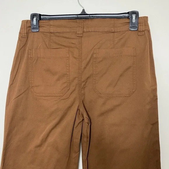 Sanctuary Modern Straight Wide Leg Pants High Rise Women's Sz 29 Clove Brown - Picture 4 of 12